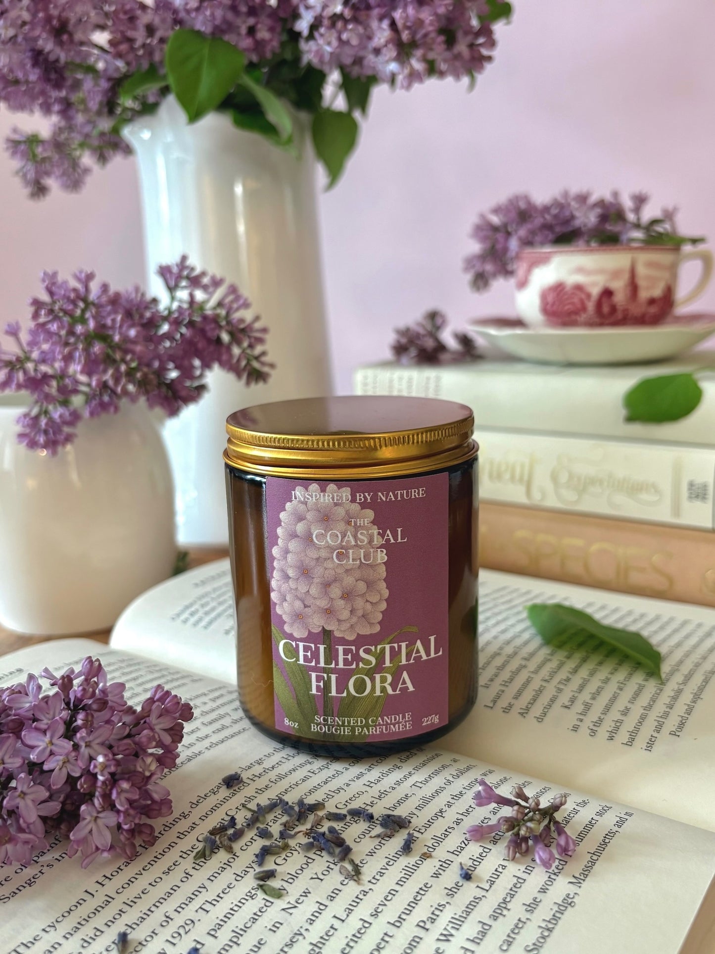 Celestial Flora Candle | Sandalwood, Lavender, Vanilla