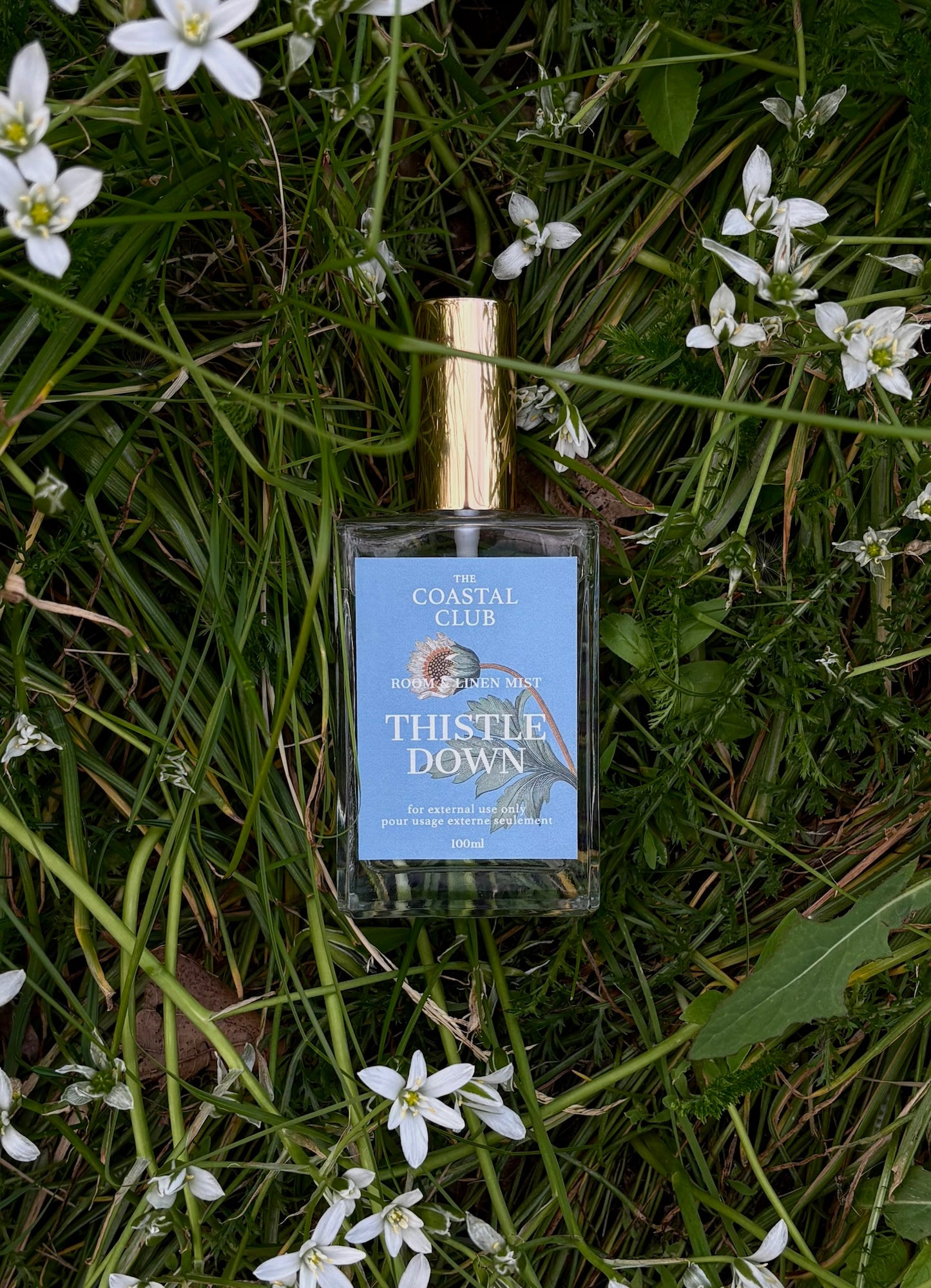 Thistle Down Room & Linen Mist | Cotton Jasmine Musk